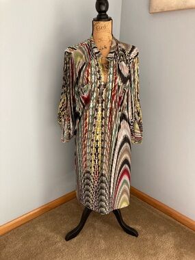 T-Bags Los Angeles Multi Colored Dress Women Size 1X